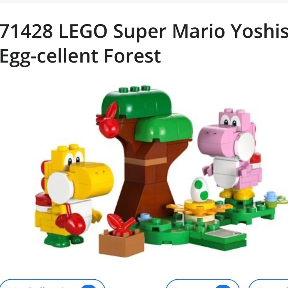Lego Super Mario Yoshis’ Eggcellent forest 71428 new in sealed Box 107 pieces